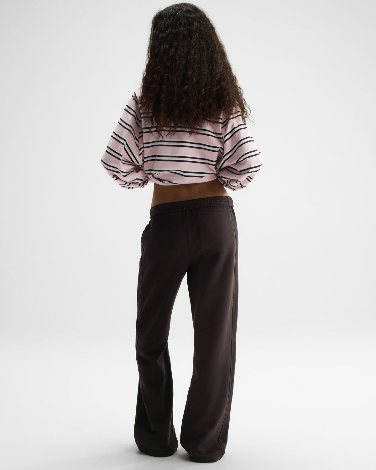 Stripe Oversized T-shirt - Cloud Pink