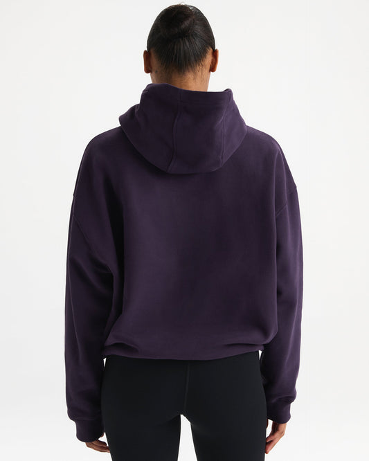 Oversized Hoodie - Dark Plum