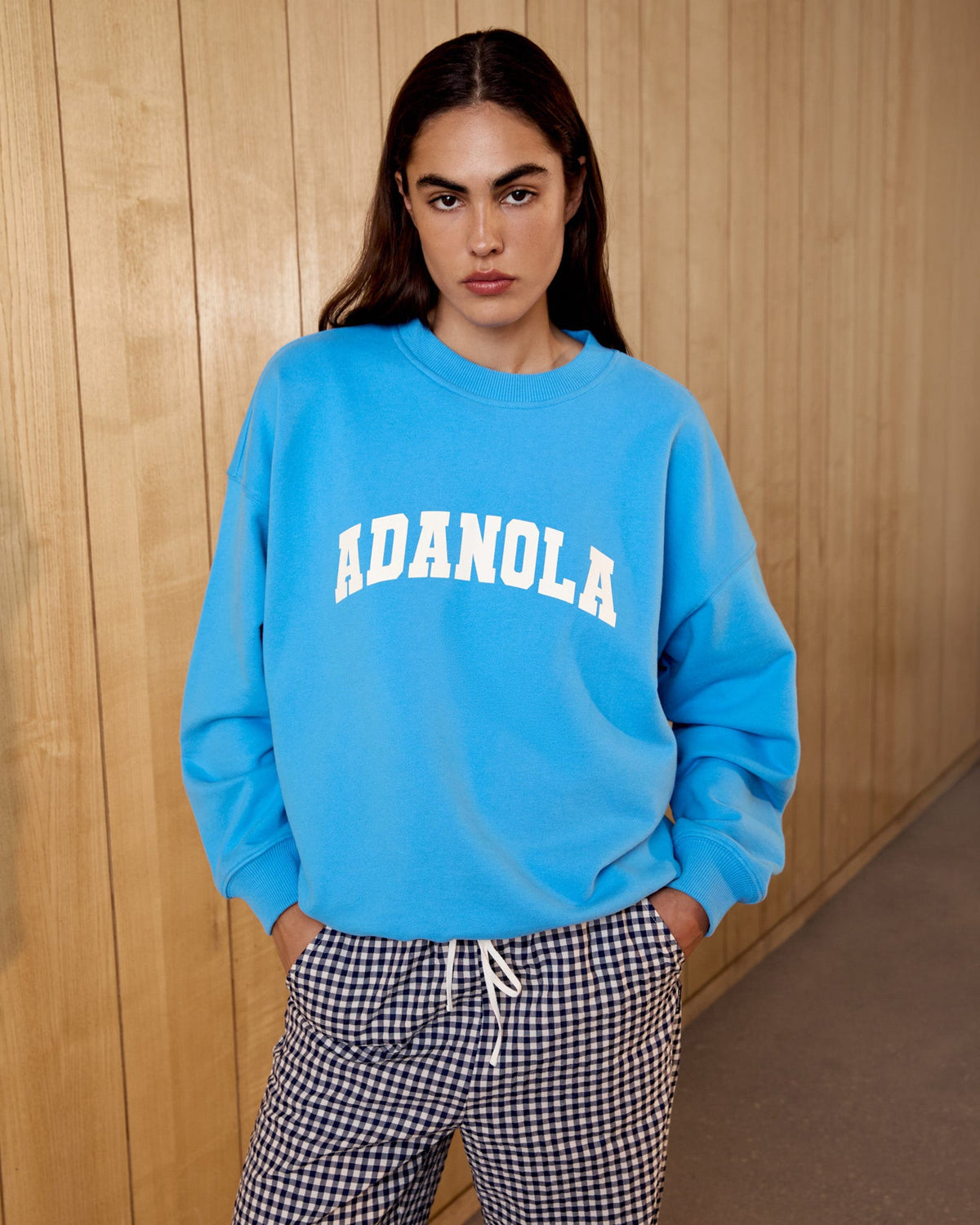 Oversized Sweatshirt - Capri Blue