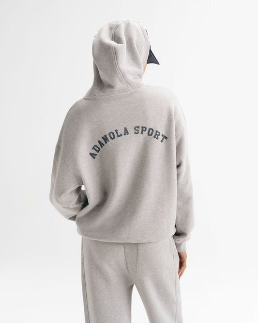Classic Oversized Hoodie - Heather Grey
