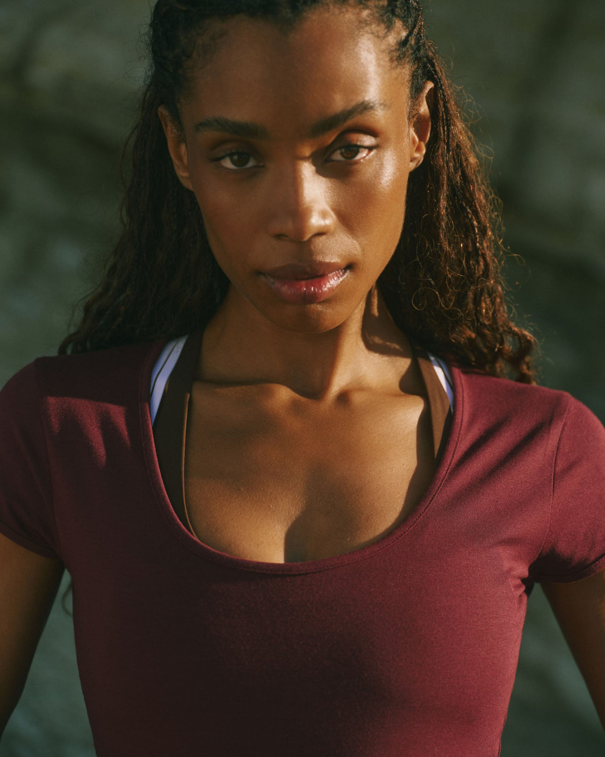 Modal Soft Lounge Top - Damson