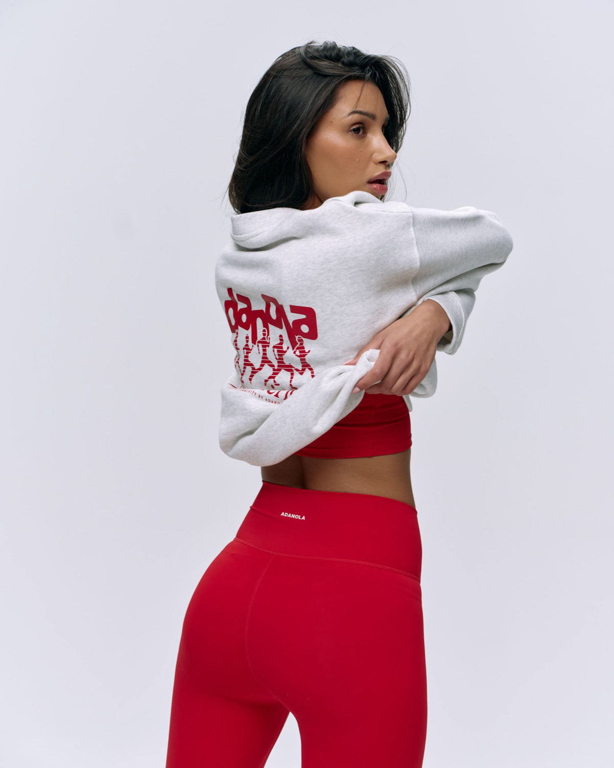 Oversized Sweatshirt - Light Grey Melange