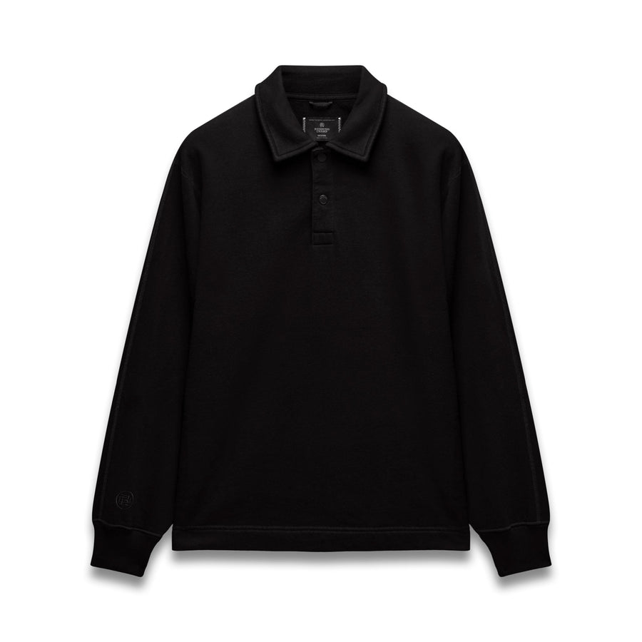 Kyoto Black Midweight Terry Rugby Standard Sweater