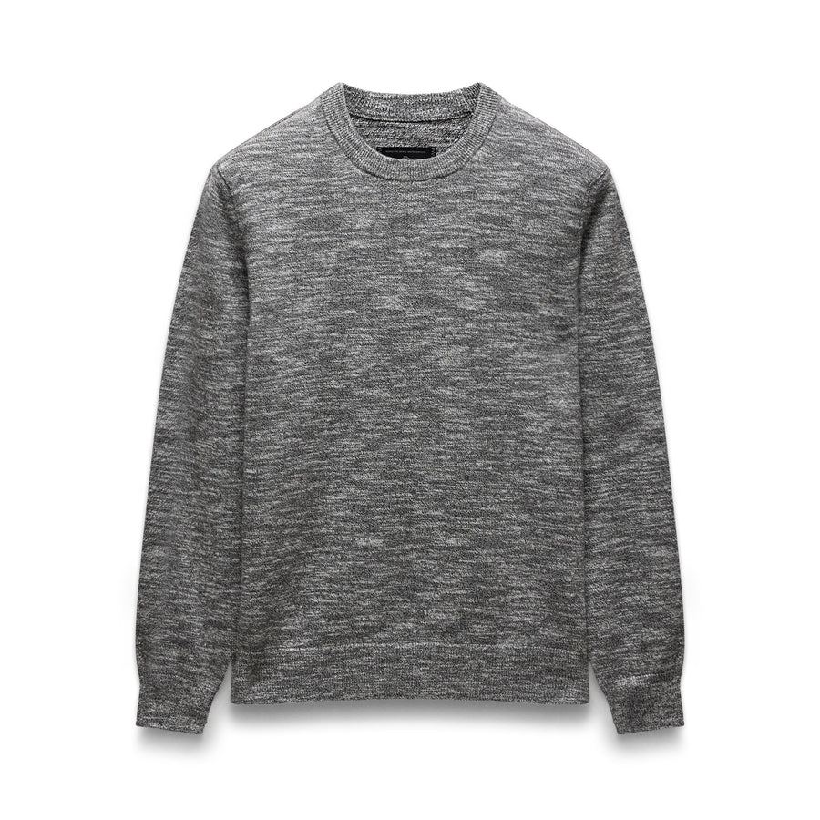 Cotton Slub Laurel Crewneck