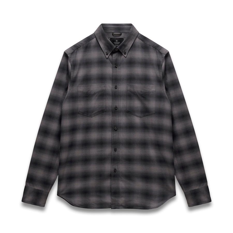 Cotton Plaid Site Standard Shirt