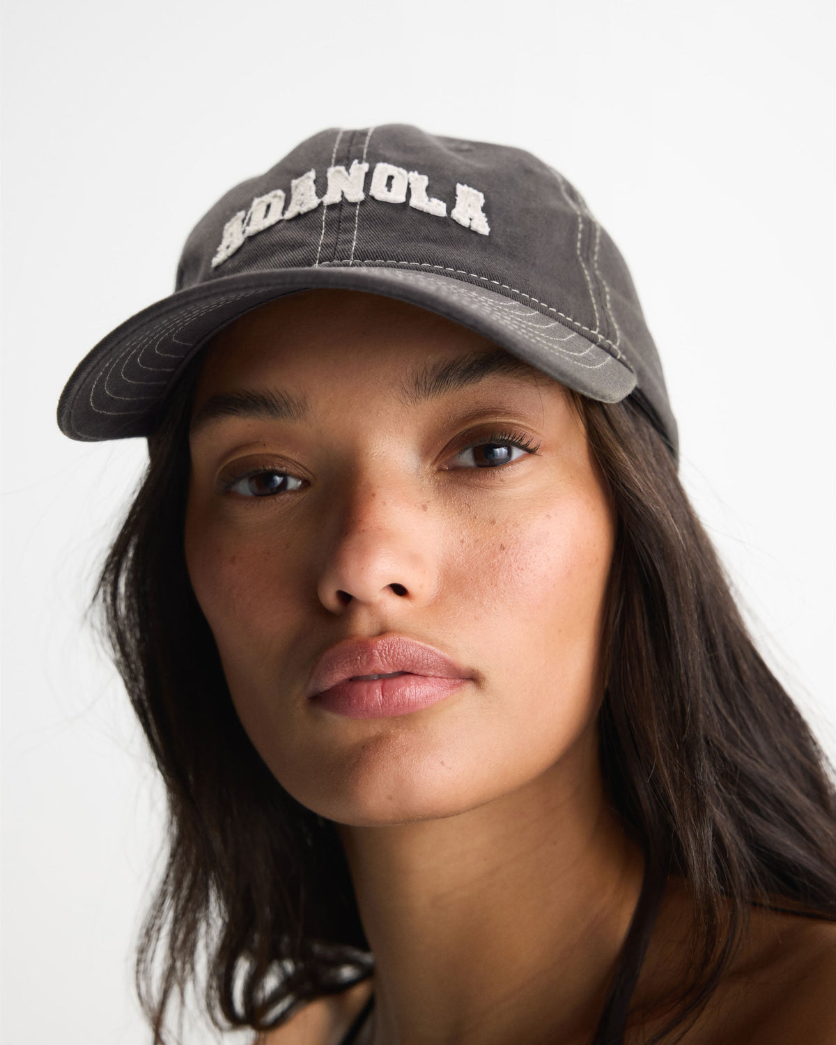 Applique Cap - Coffee Bean