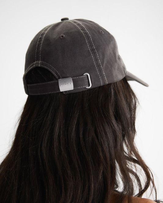 Applique Cap - Coffee Bean