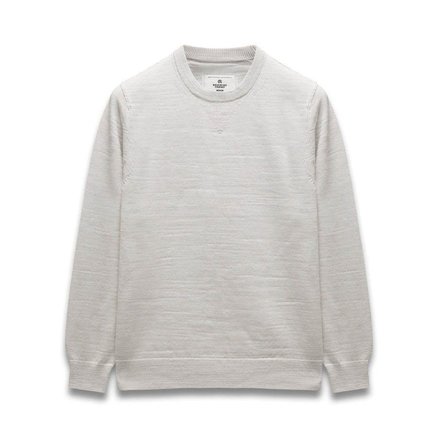 Cotton Slub Laurel Crewneck
