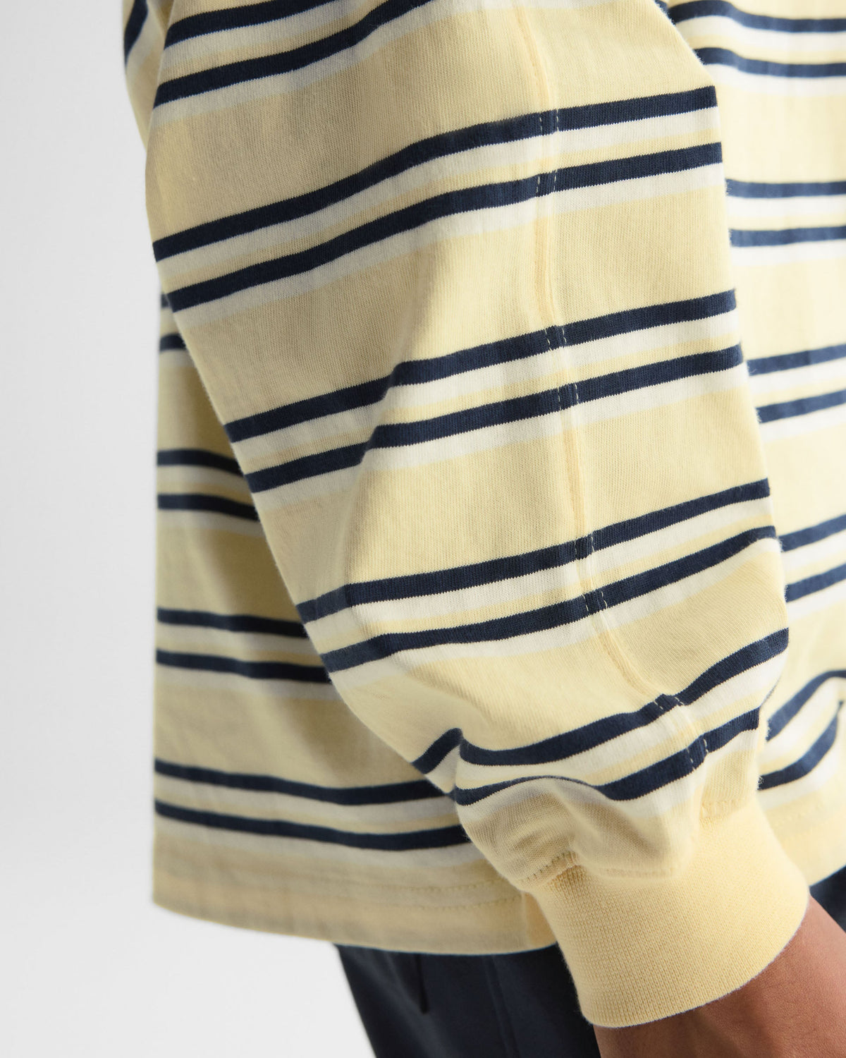 Stripe Oversized T-shirt - Buttercream