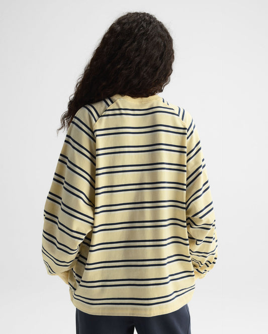 Stripe Oversized T-shirt - Buttercream