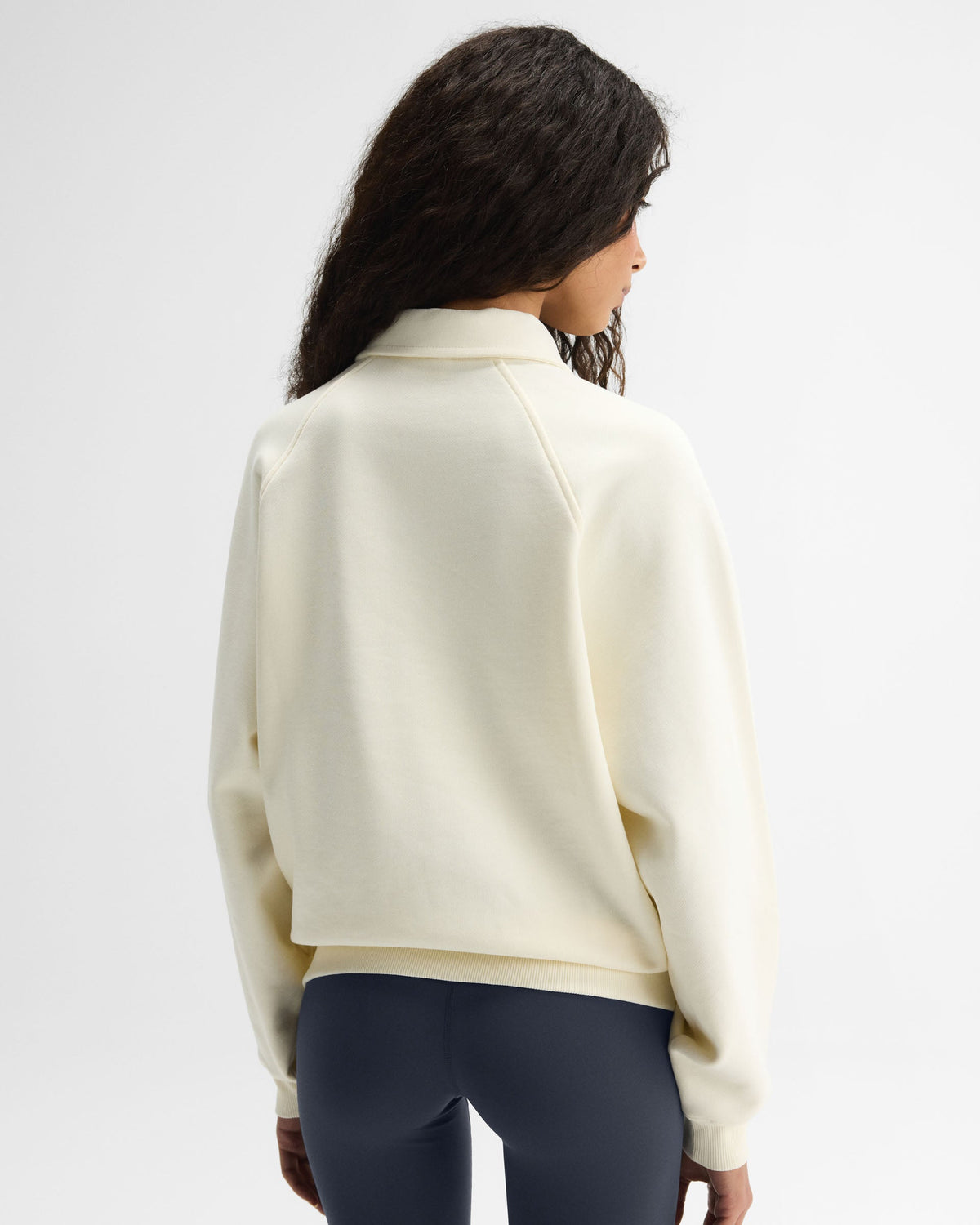 Ovesized Rugby Sweatshirt - Marshmallow White