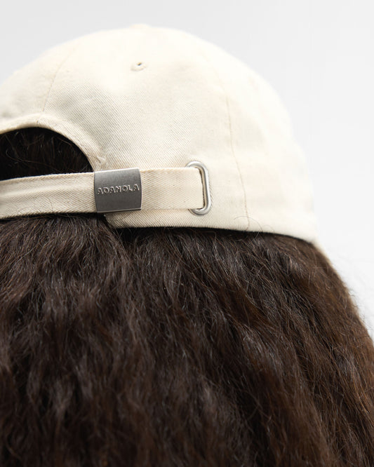 Embroidered Cap - Cream