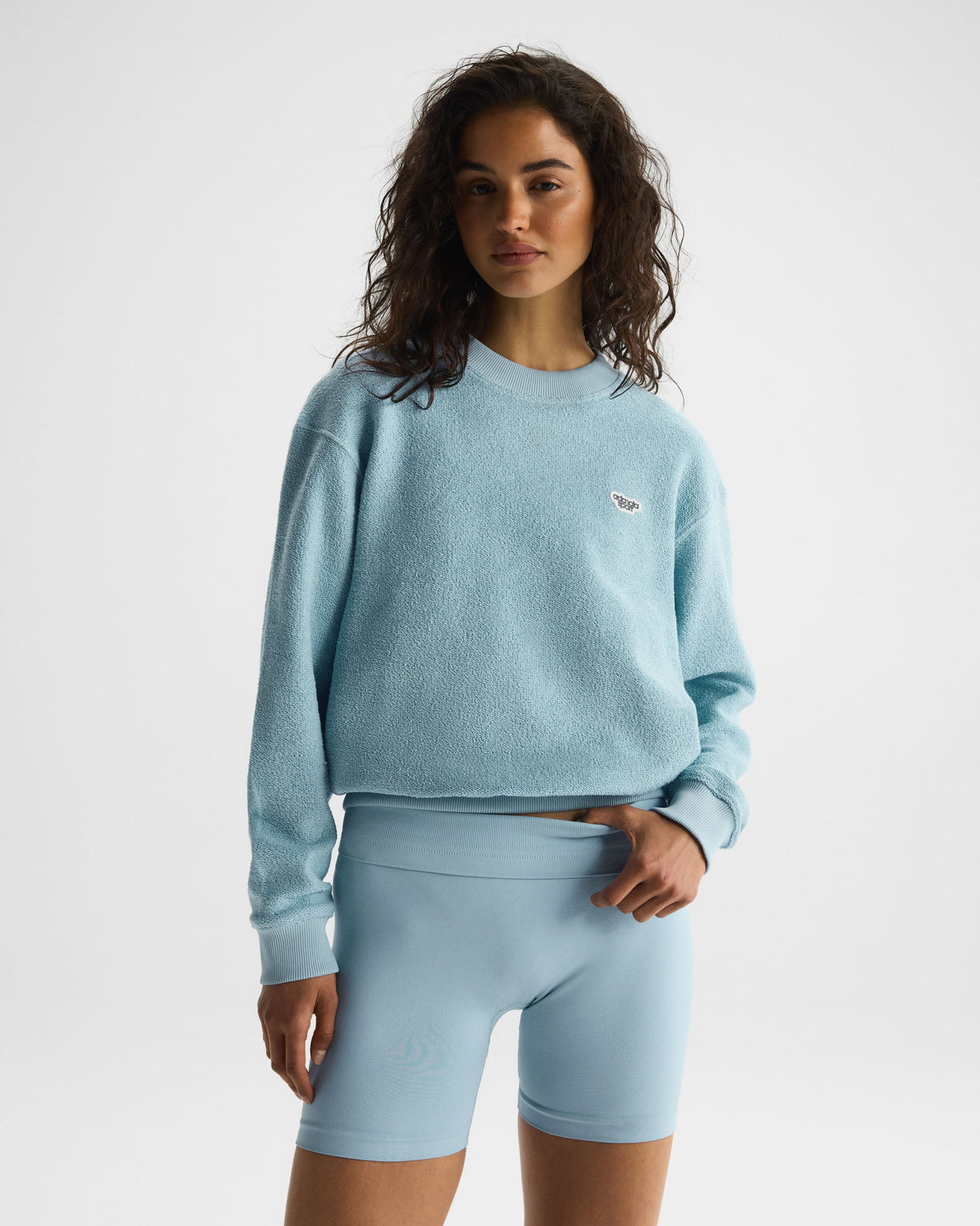 Loose Fit Sweatshirt - Marshmallow White
