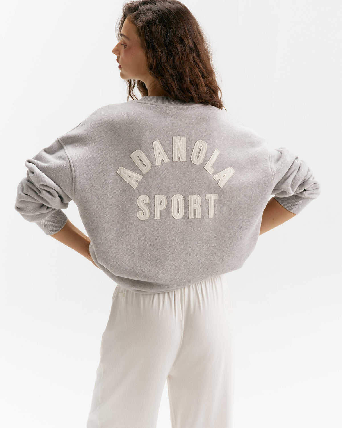 Classic Oversized Sweatshirt - Heather Grey