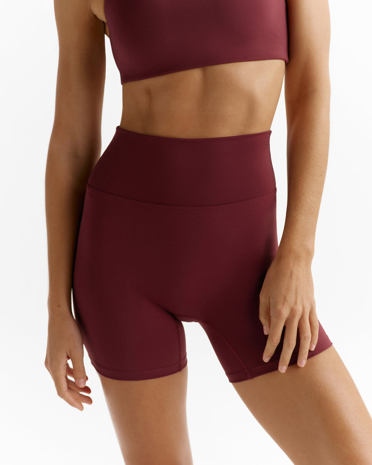 Ultimate Crop Shorts - Damson