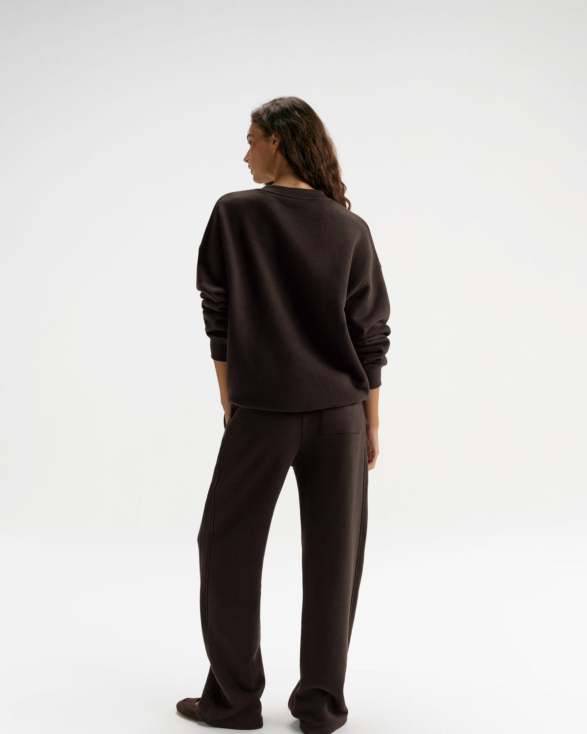 Classic Oversized Sweatshirt - Coffee Bean