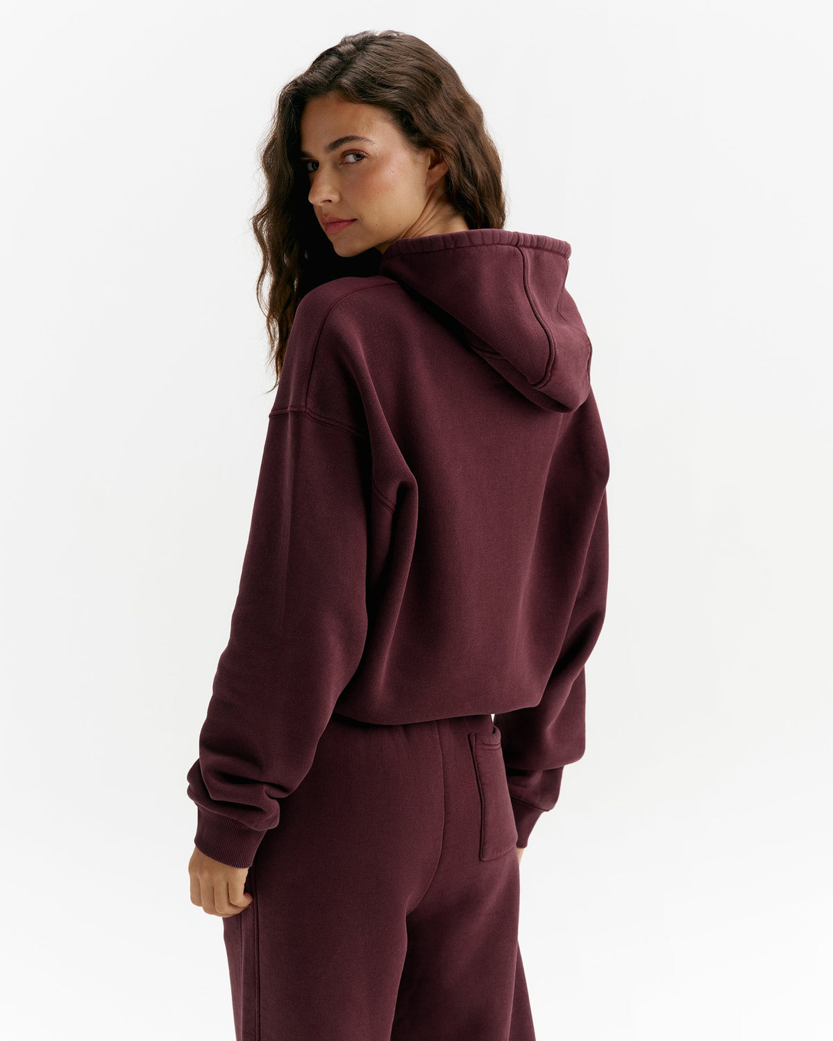 Vintage Relaxed Hoodie - Damson