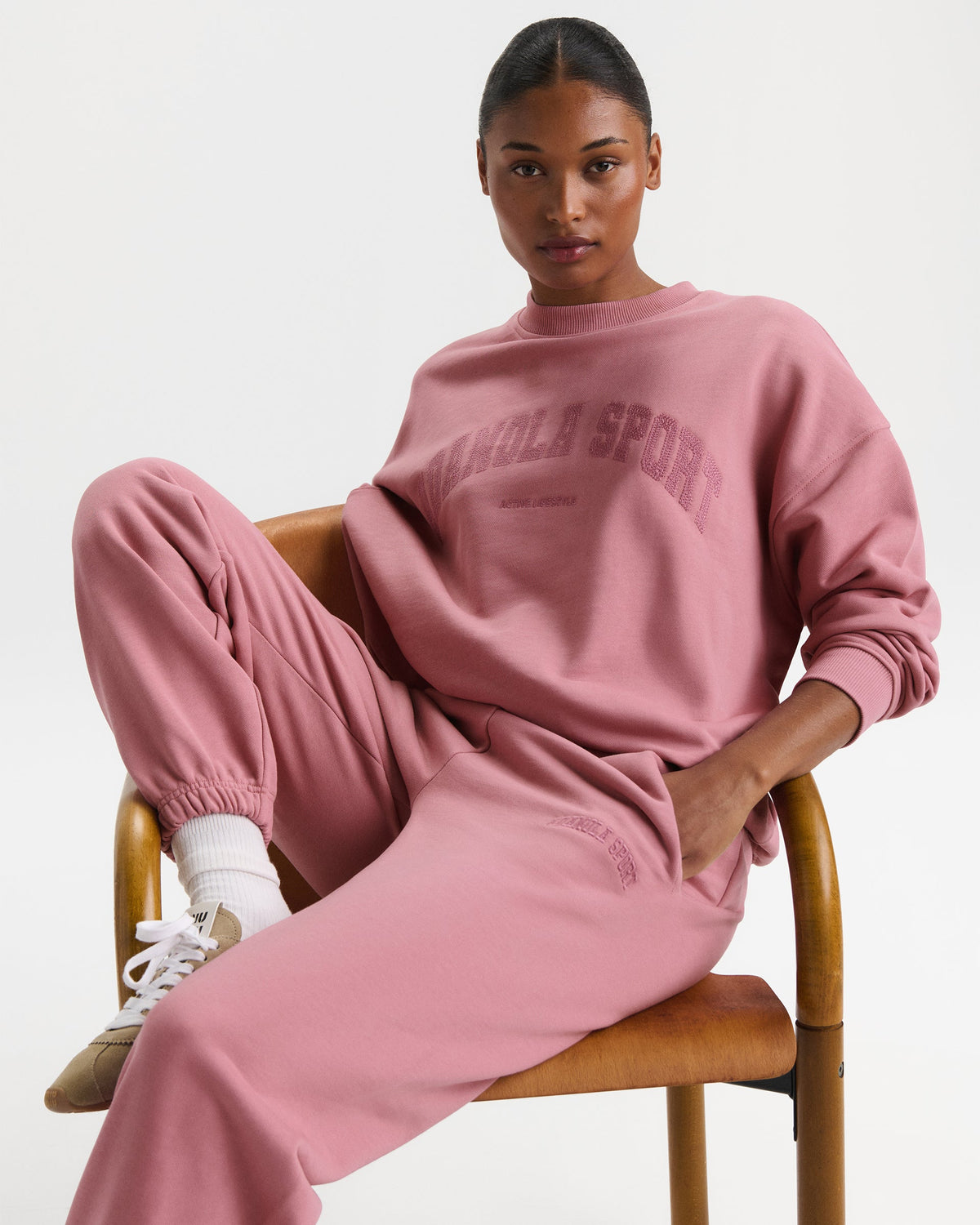 Oversized Sweatshirt - Dusty Pink