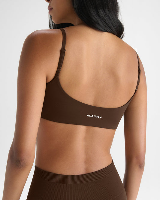 Ultimate Scoop Back Bra - Chocolate Brown