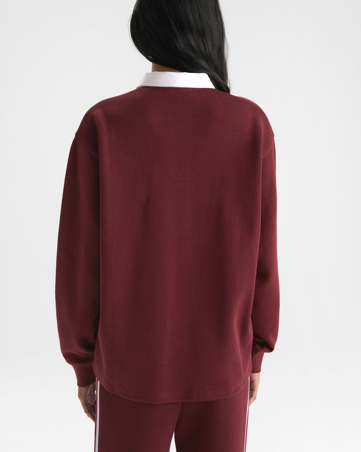 Oversized Rugby Top - Damson