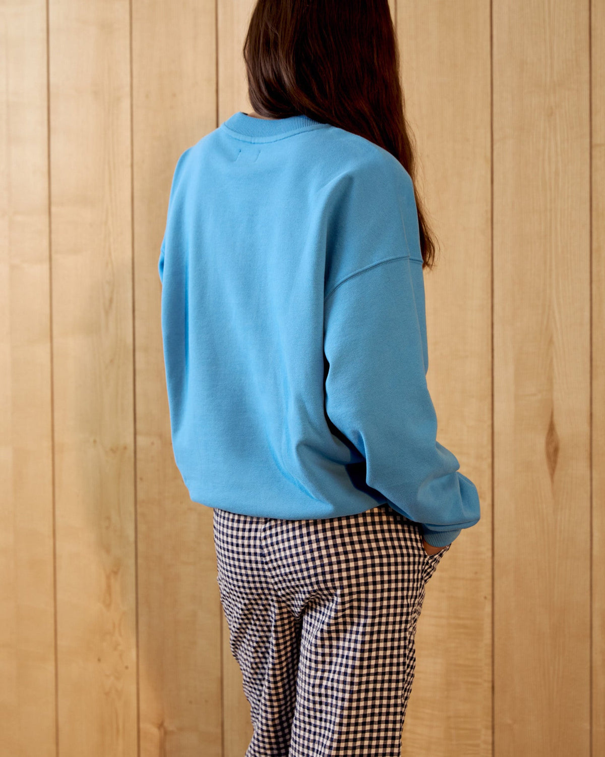 Oversized Sweatshirt - Capri Blue