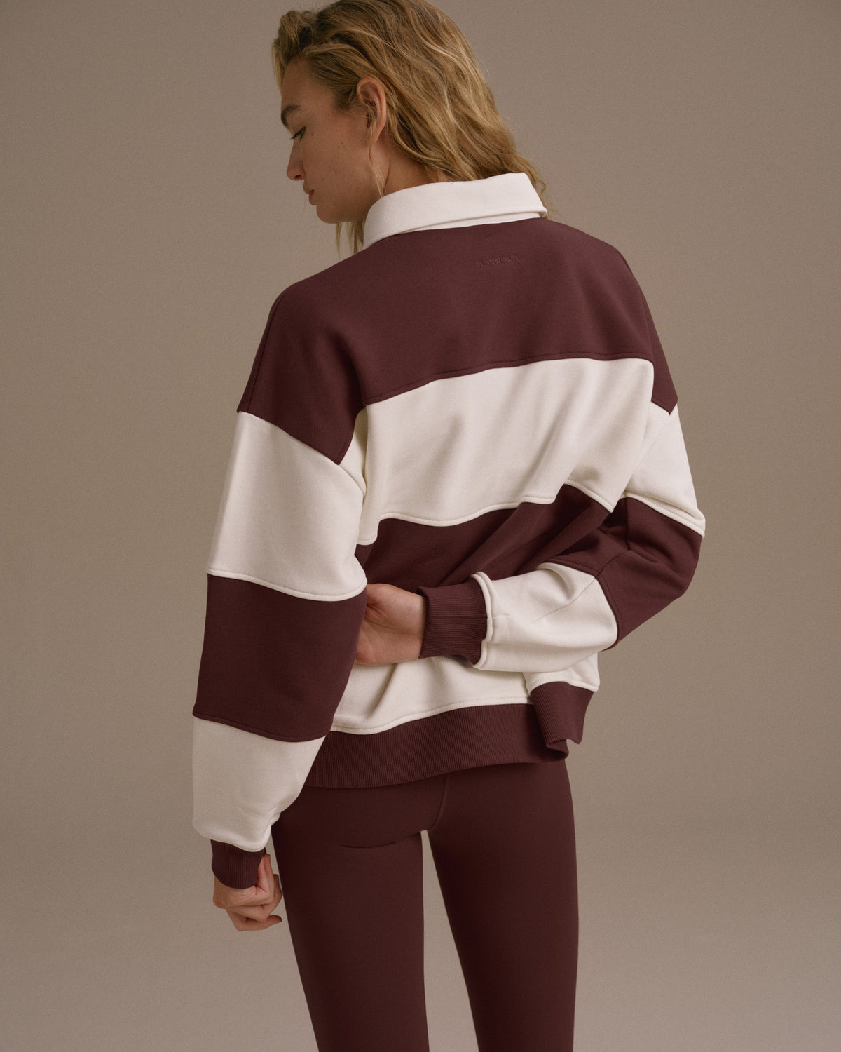 Oversized Sweatshirt - Burgundy