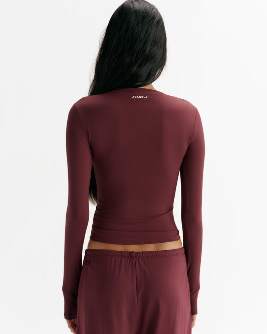 Ultimate Long Sleeve Top - Damson