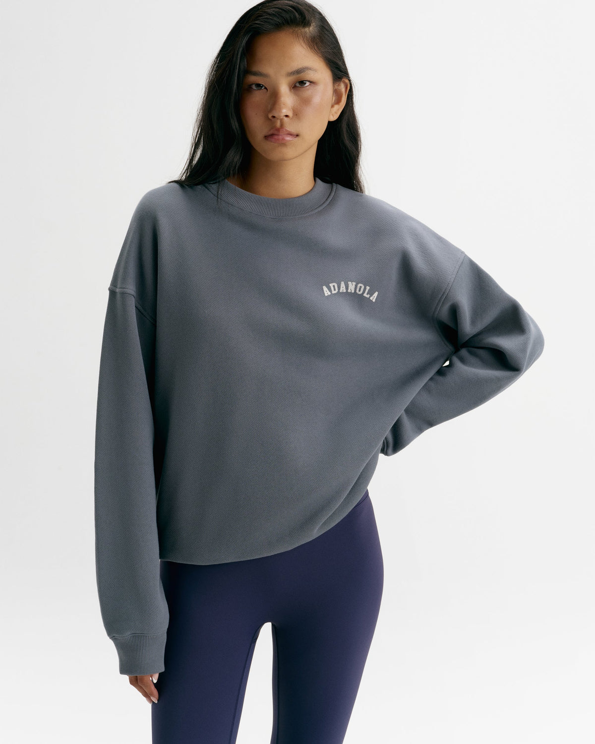 Classic Oversized Sweatshirt - Storm Blue