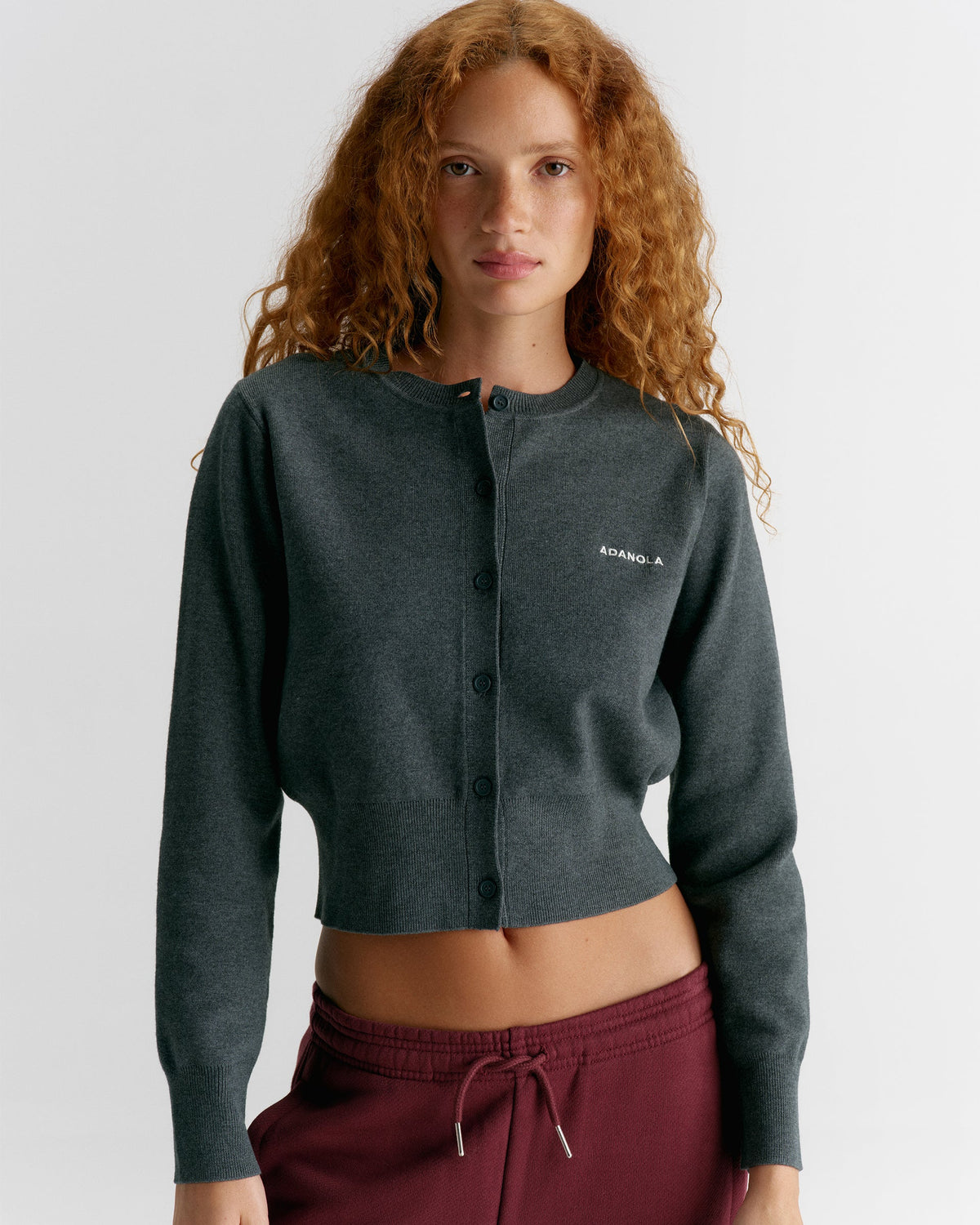 Knit Cardigan - Charcoal Grey