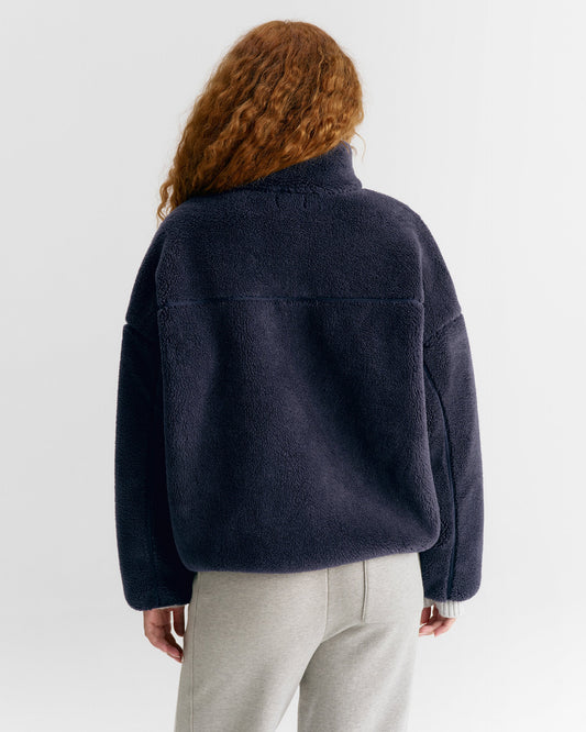 Pocket Fleece - Navy Blue