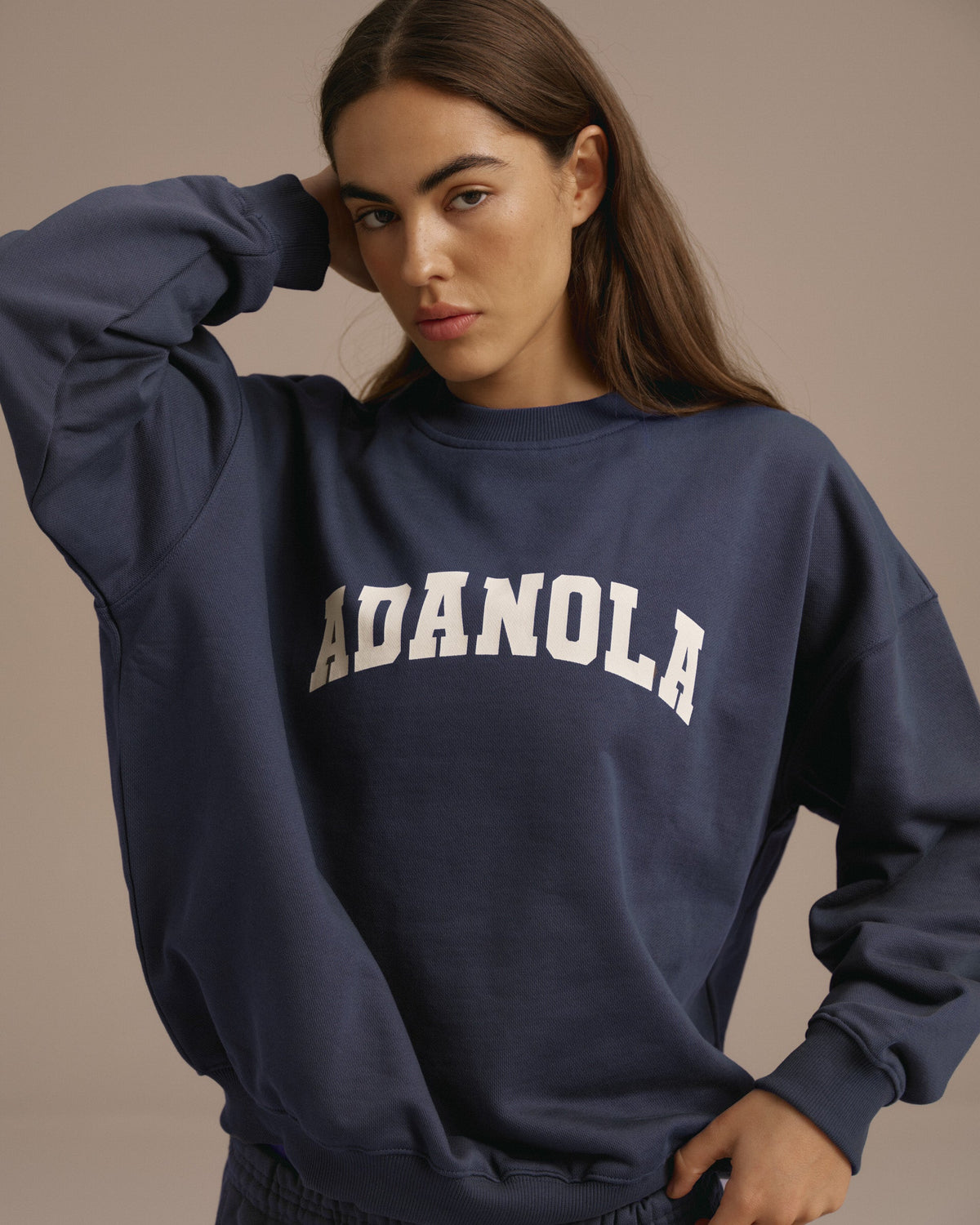 Oversized Sweatshirt - Washed Midnight Blue