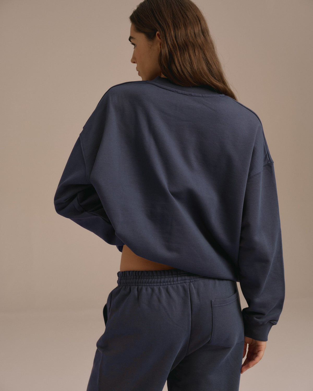 Oversized Sweatshirt - Washed Midnight Blue
