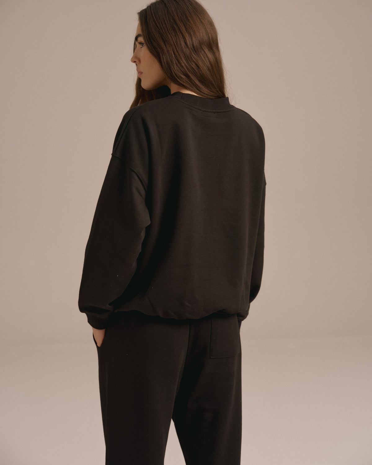 Oversized Sweatshirt - Black