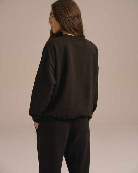 Oversized Sweatshirt - Black