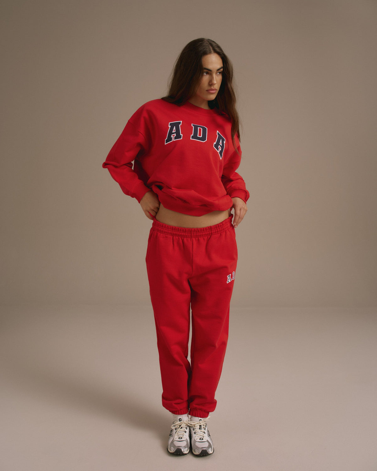 Oversized Sweatshirt - Classic Red