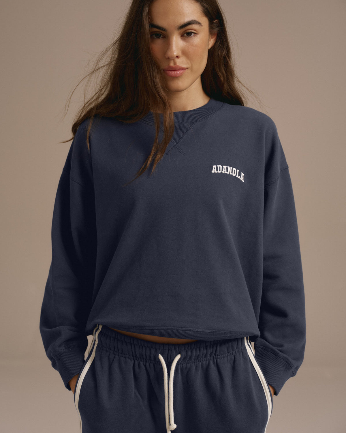Loose Fit Sweatshirt - Midnight Blue