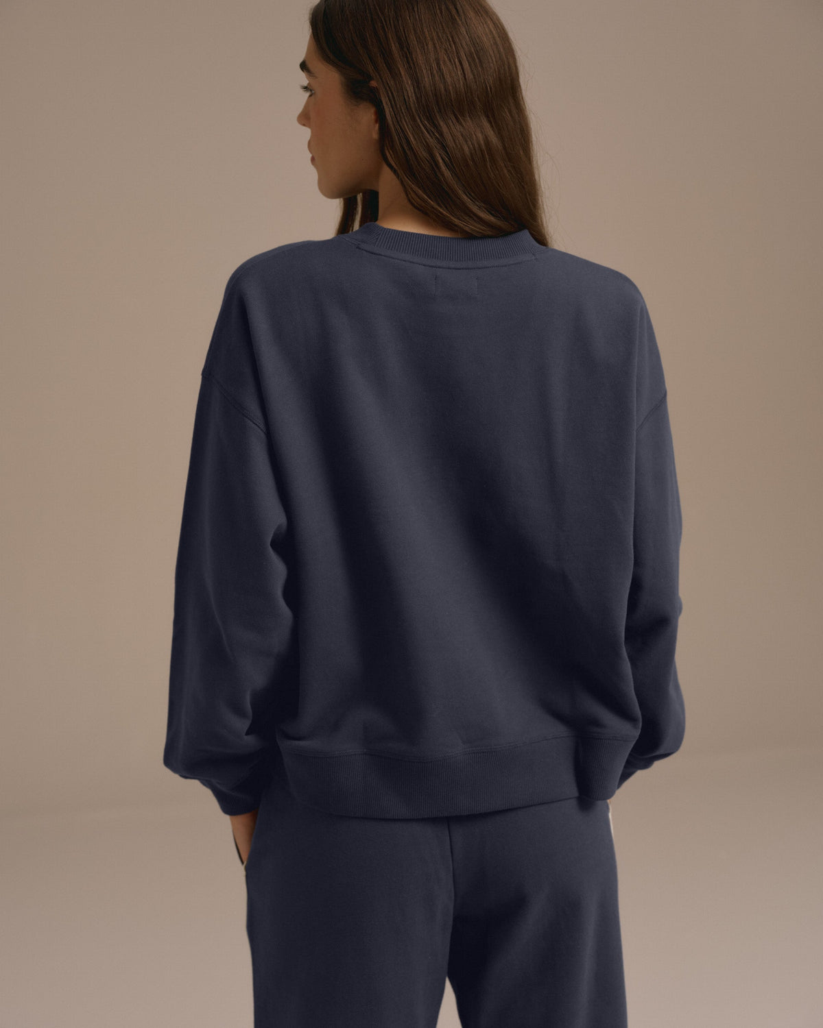 Loose Fit Sweatshirt - Midnight Blue