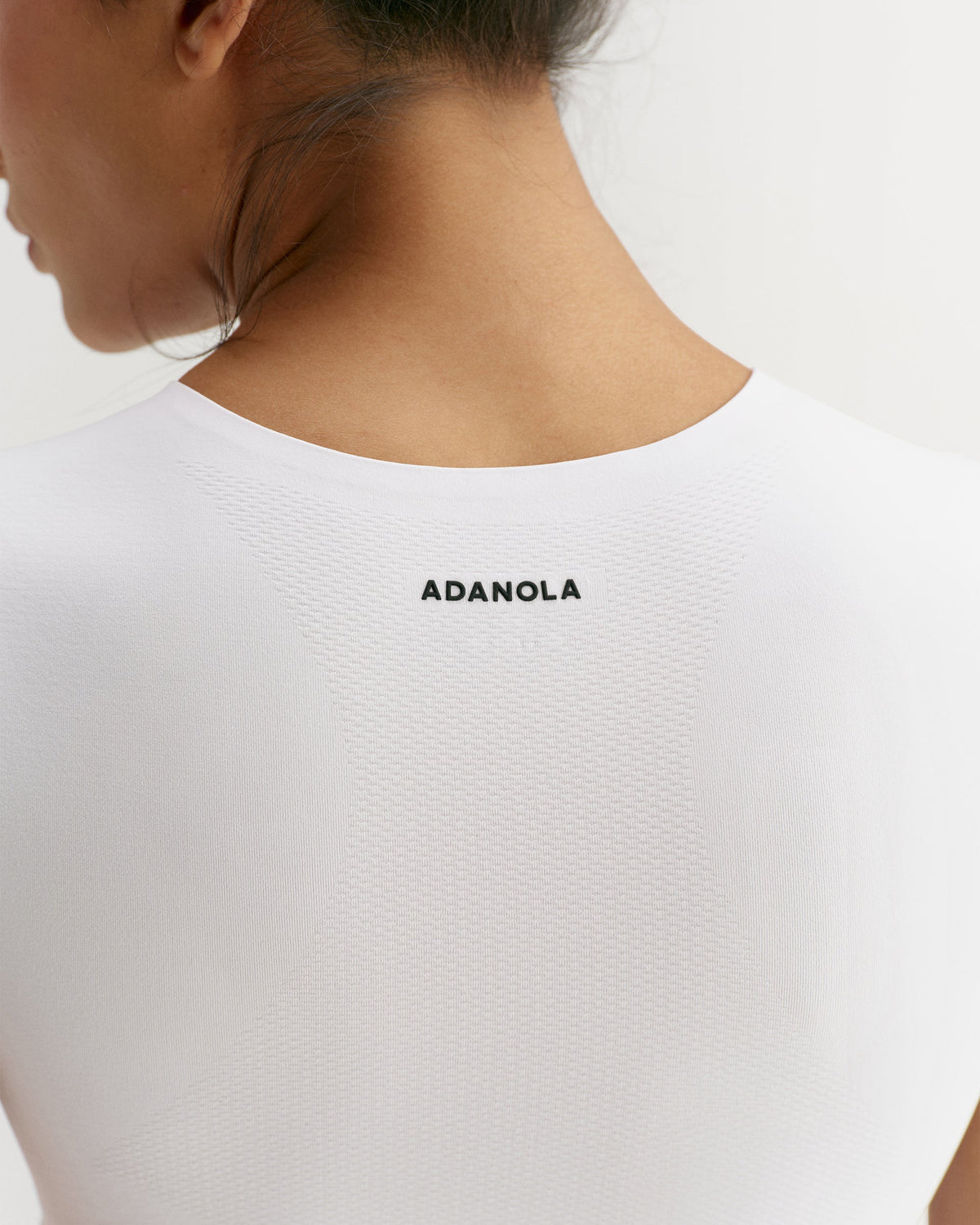 Seamless Short Sleeve Top - White