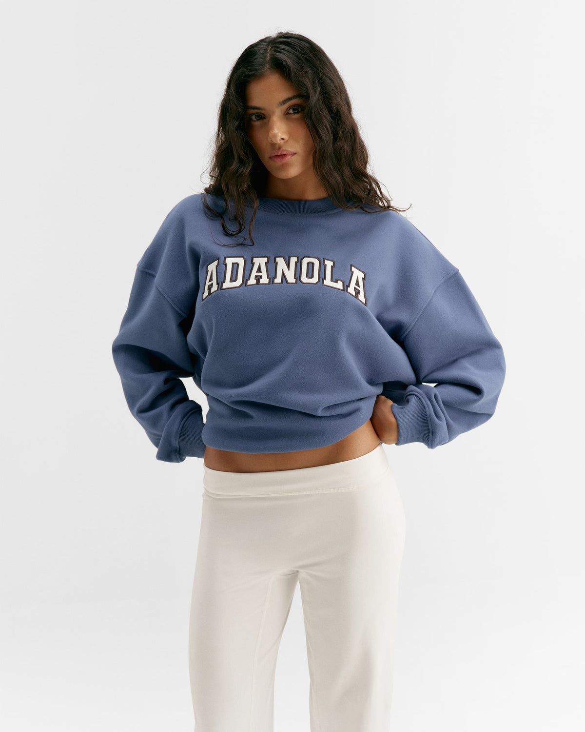 Oversized Sweatshirt - Denim Blue