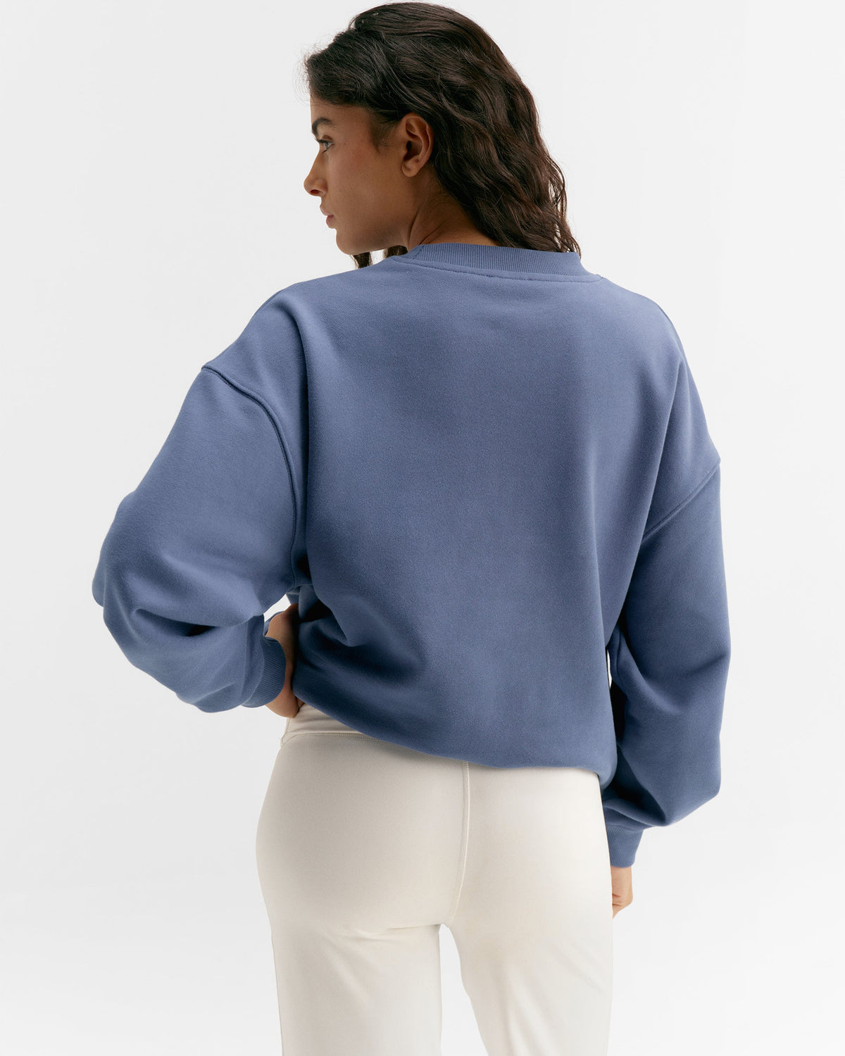 Oversized Sweatshirt - Denim Blue