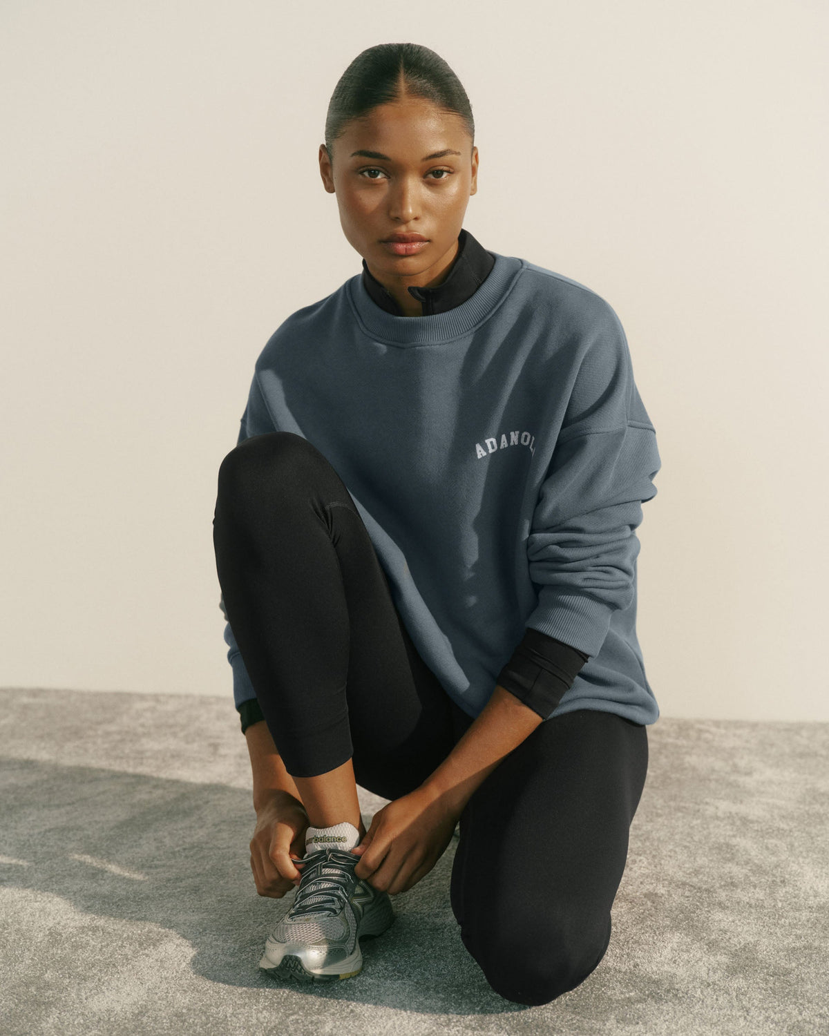 Classic Oversized Sweatshirt - Storm Blue