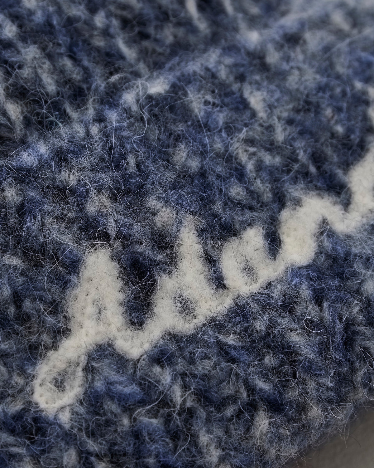 Knit Marl Beanie - Navy Blue