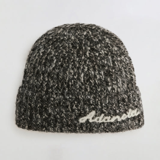 Knit Marl Beanie - Coffee Bean