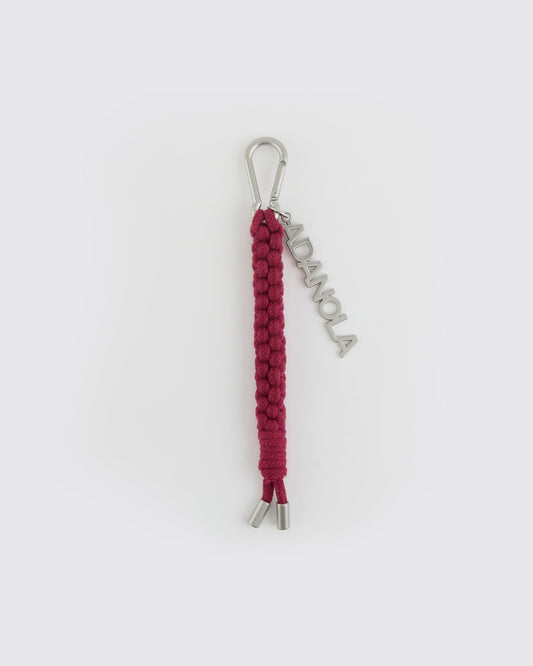 Rope Keyring - Berry Red