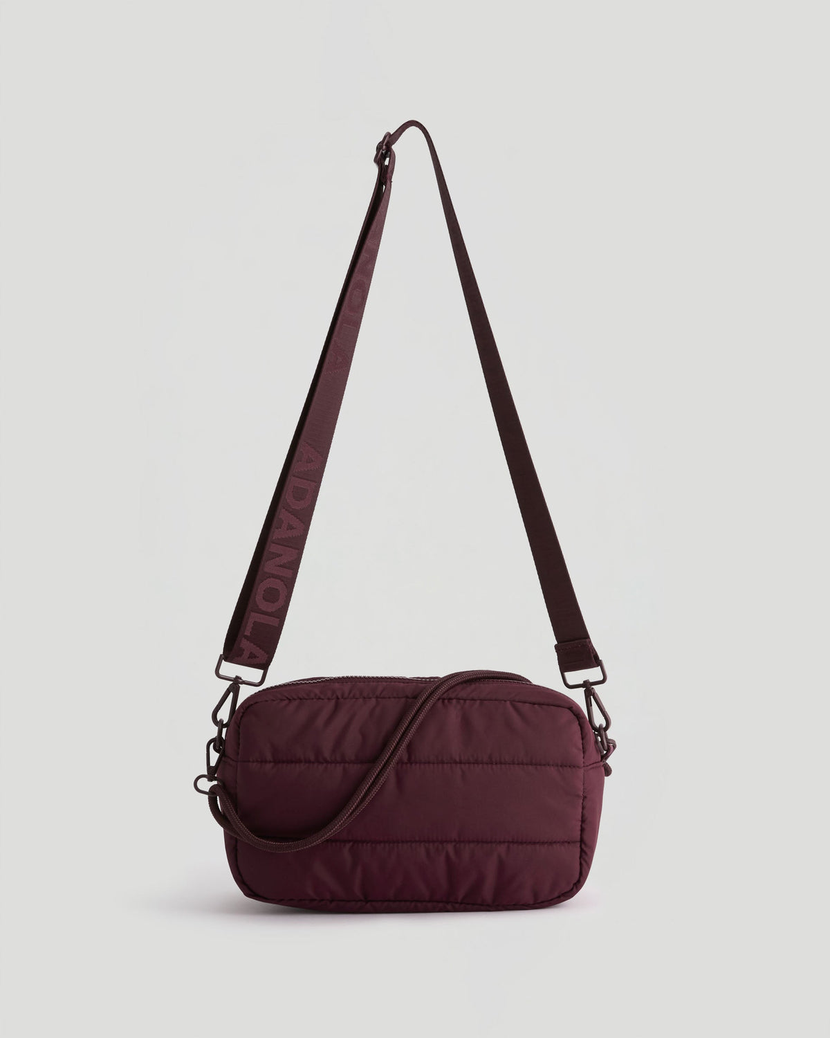 Branded Multi-Strap Bag - Damson