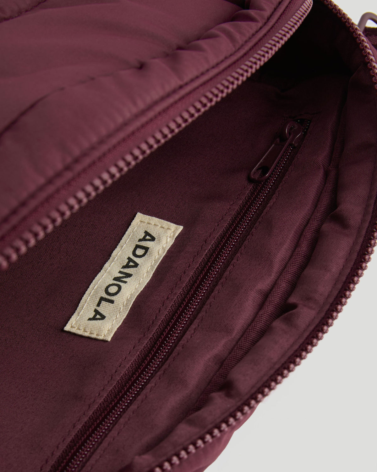 Branded Multi-Strap Bag - Damson