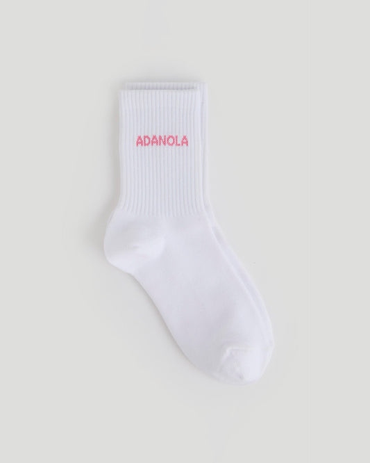 Socks - White/Pink