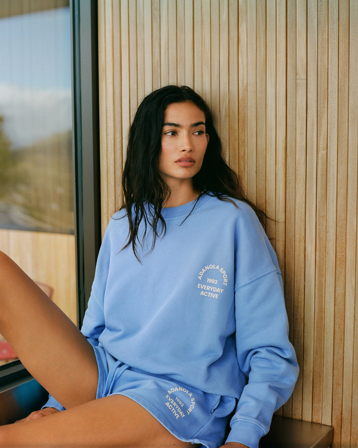 Oversized Sweatshirt - Blossom Blue