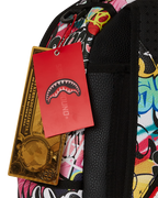 TRI-SPLIT GRAFFITI BACKPACK (DLXV)