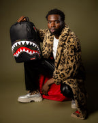 VELCRO SHARK - 3 INTERCHANGEABLE SHARKS BACKPACK (DLXV)